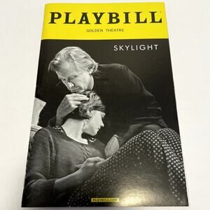Skylight Playbill Broadway Bill Nighy Carey Mulligan Matthew Beard